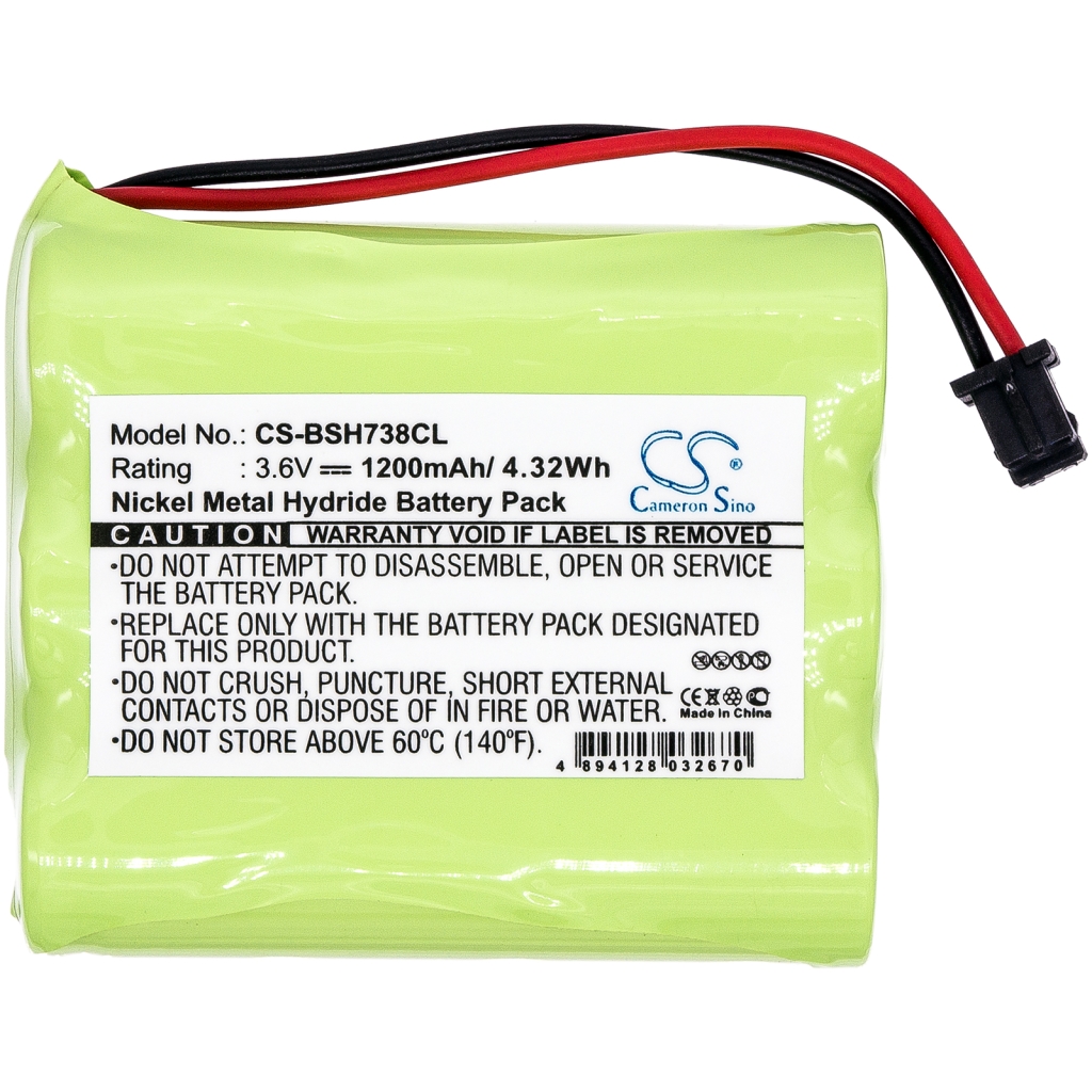 Compatible battery replacement for BOSCH