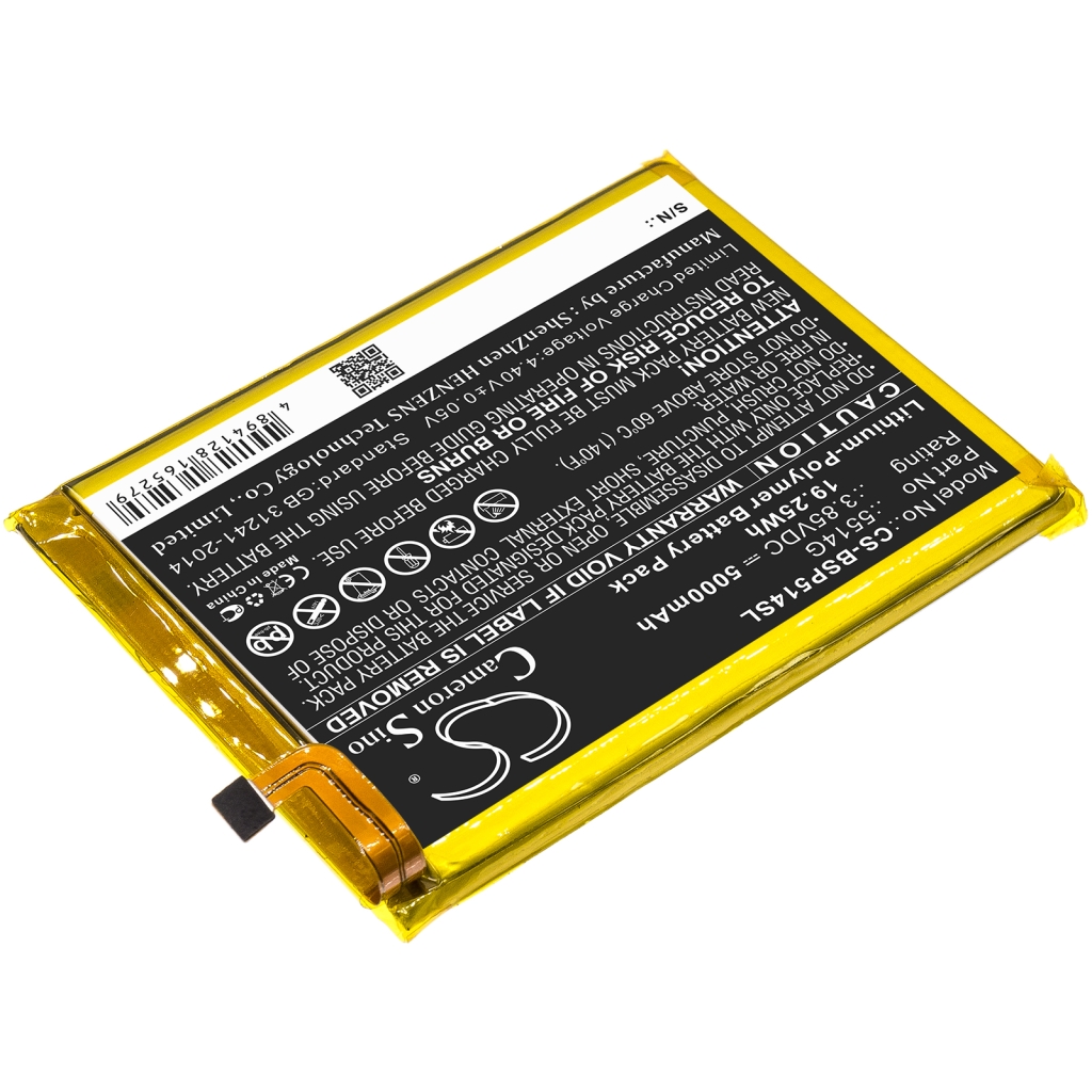 Compatible battery replacement for Bq 5514G