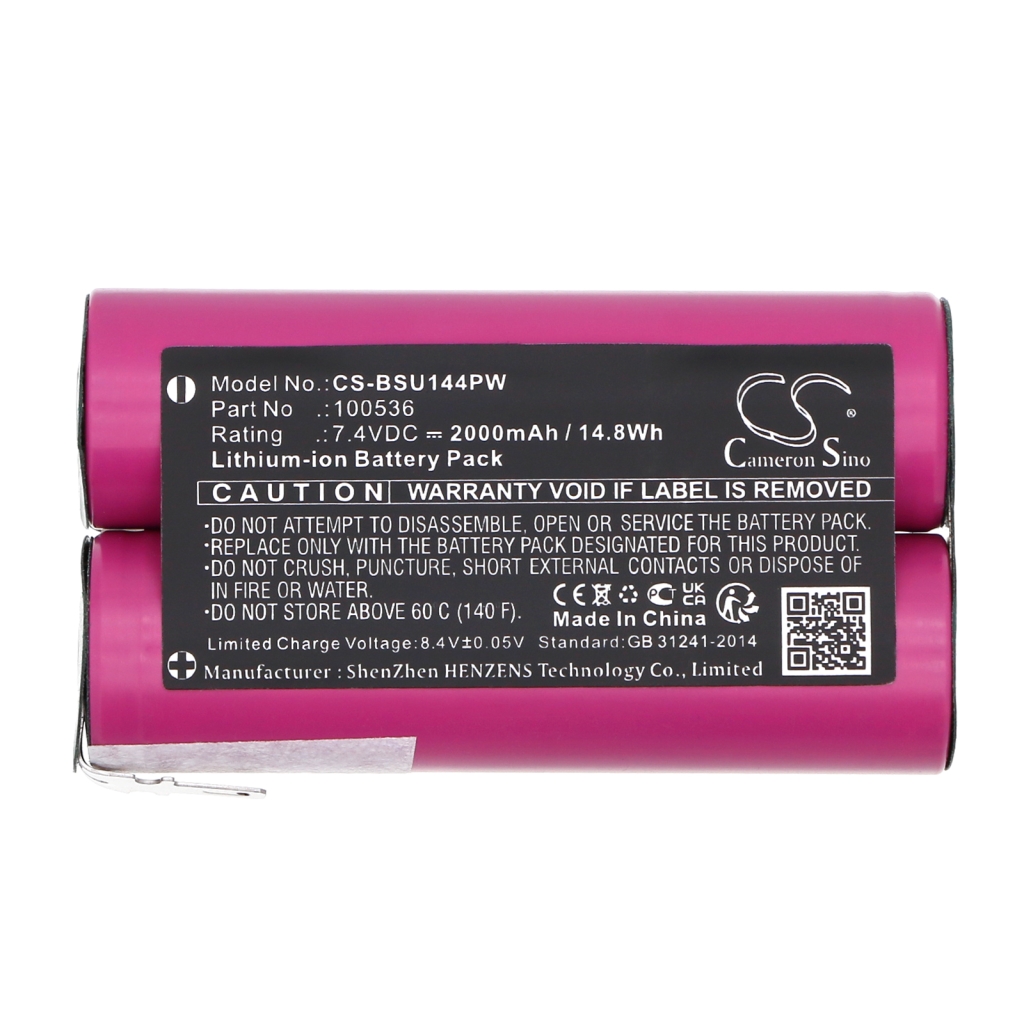 Compatible battery replacement for BOSCH 100536