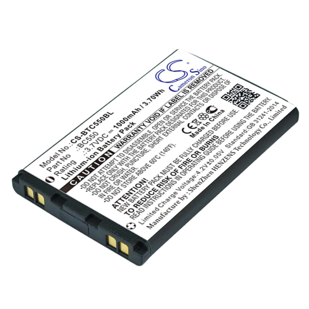 Batteries Terminal de paiement Batterie CS-BTC550BL