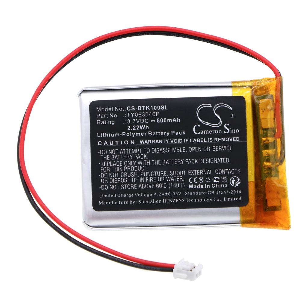 Compatible battery replacement for BLAUPUNKT TY063040P