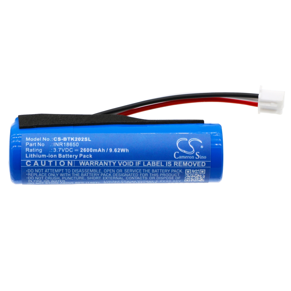 Compatible battery replacement for BLAUPUNKT INR18650