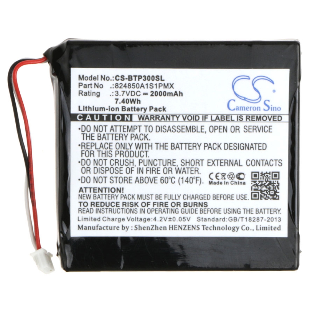 Compatible battery replacement for BLAUPUNKT 824850A1S1PMX