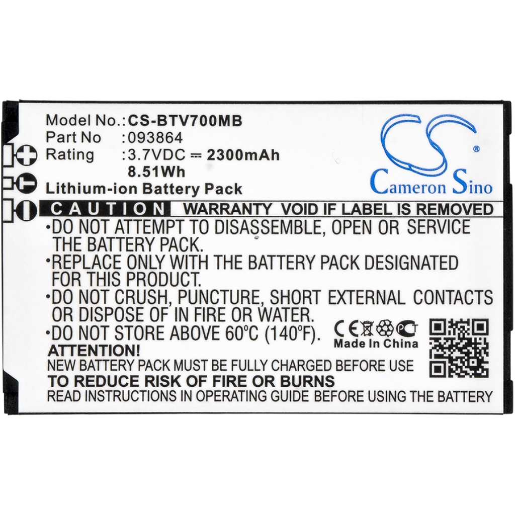 Compatible battery replacement for Bt 093864