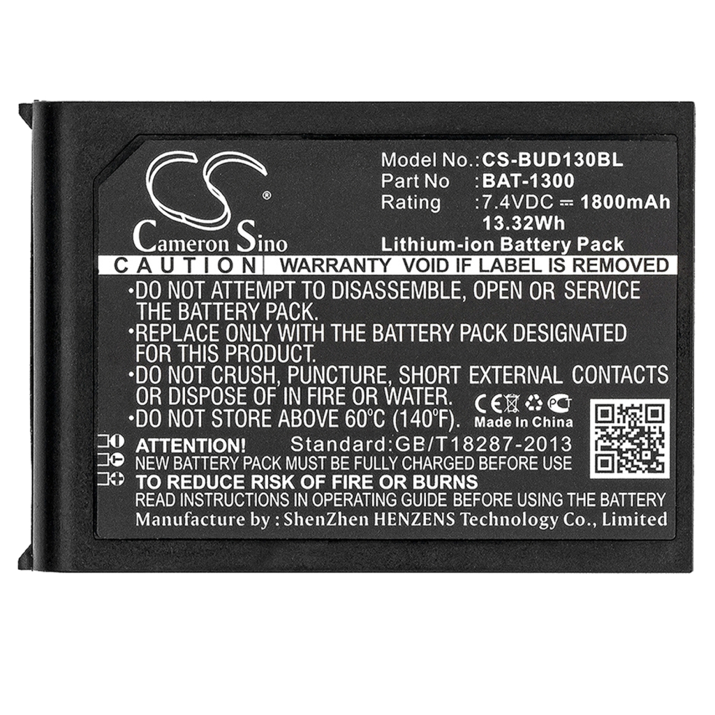 Batteries Code à barres, Scanner Batterie du scanner CS-BUD130BL