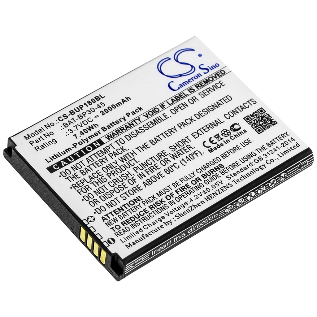 Code à barres, Scanner Batterie du scanner Bluebird CS-BUP180BL