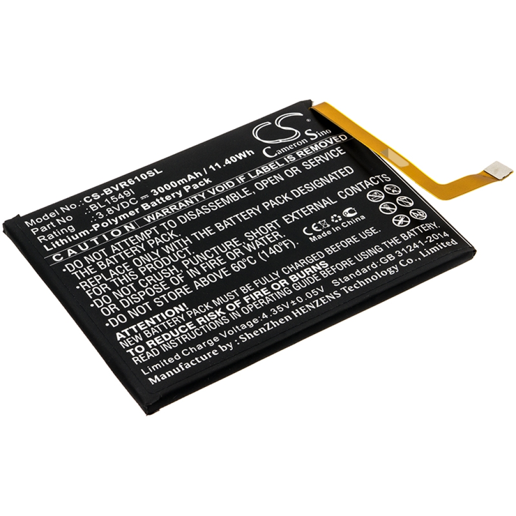 Compatible battery replacement for Blackview BL1549I