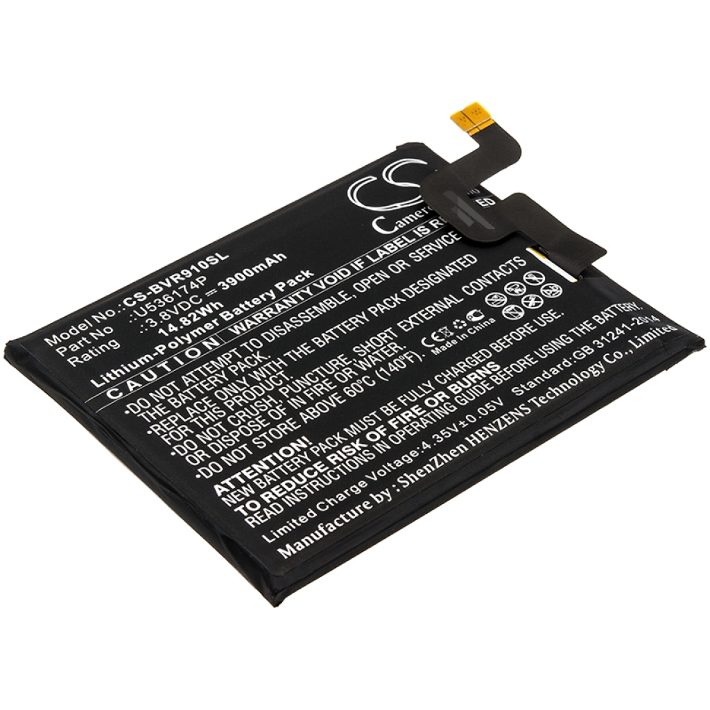 Compatible battery replacement for Blackview U536174P