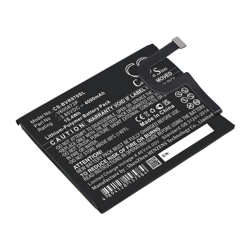 Compatible battery replacement for Blackview V605872P