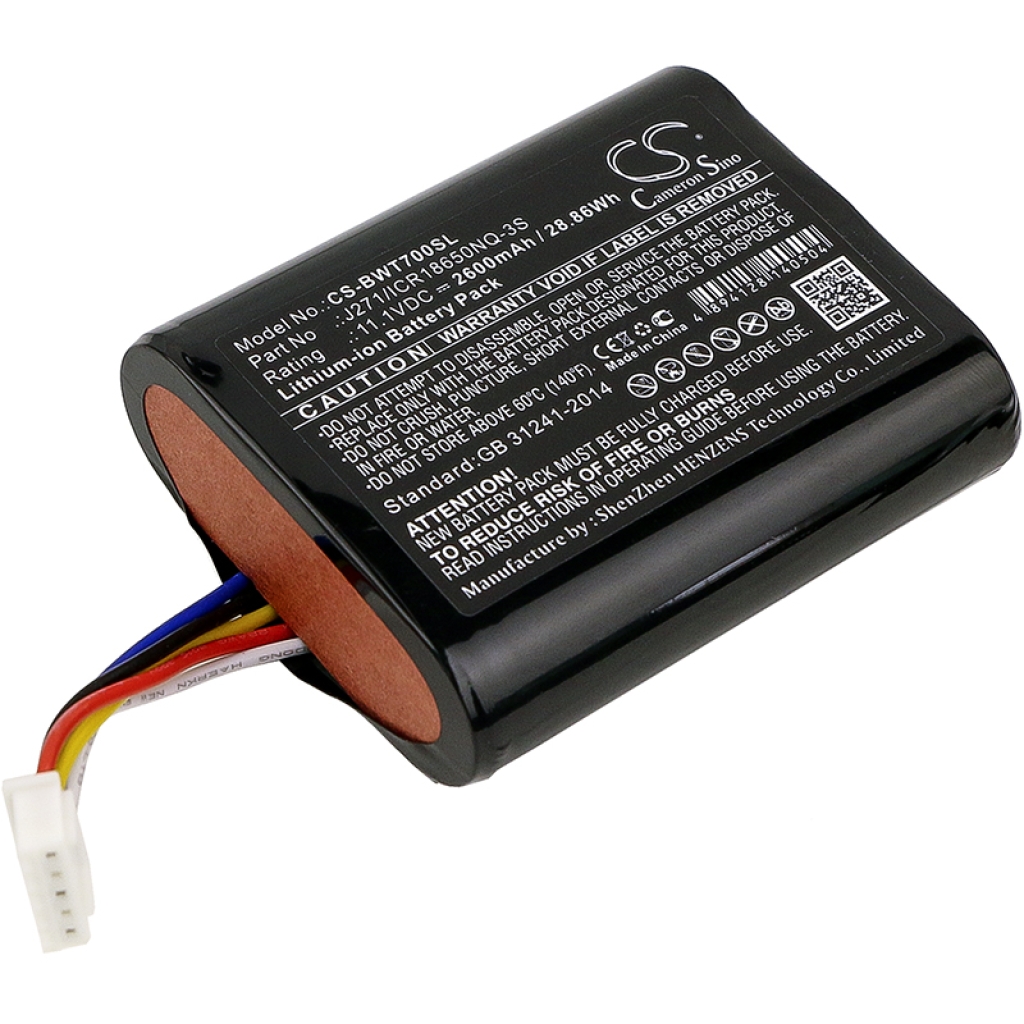 Compatible battery replacement for Bowers