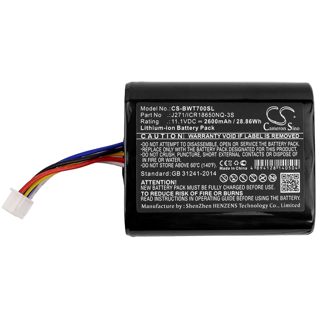 Compatible battery replacement for Bowers 