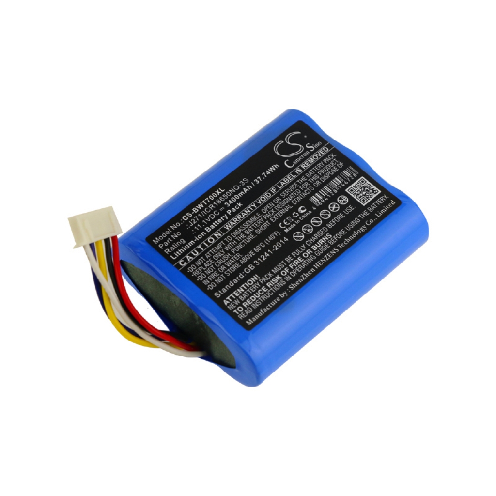 Compatible battery replacement for Bowers