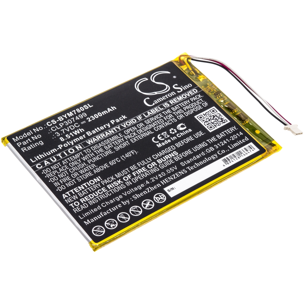 Compatible battery replacement for Boyue CLP307499