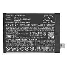 Compatible battery replacement for Vivo BA03