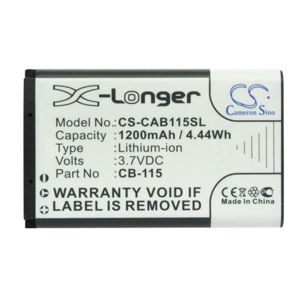 Batteries Remplace CB-115