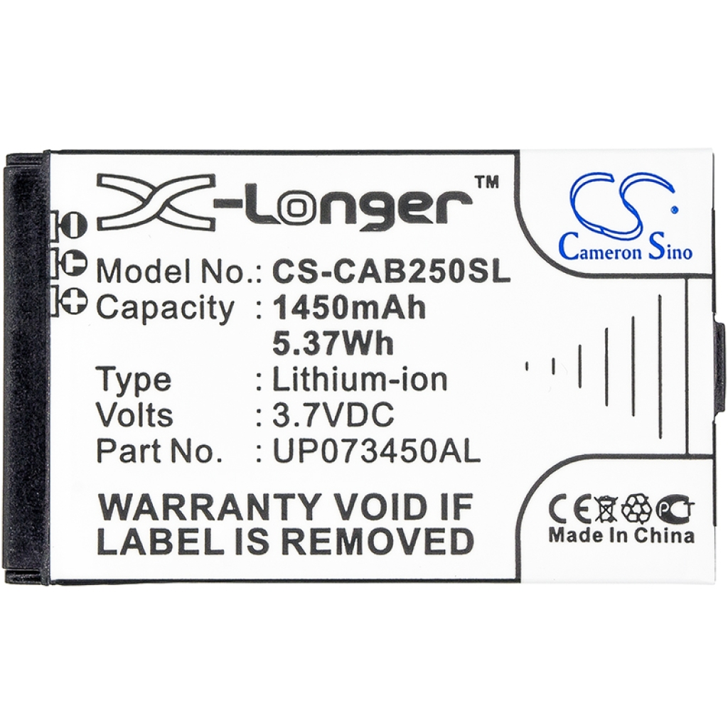 Compatible battery replacement for CAT UP073450AL