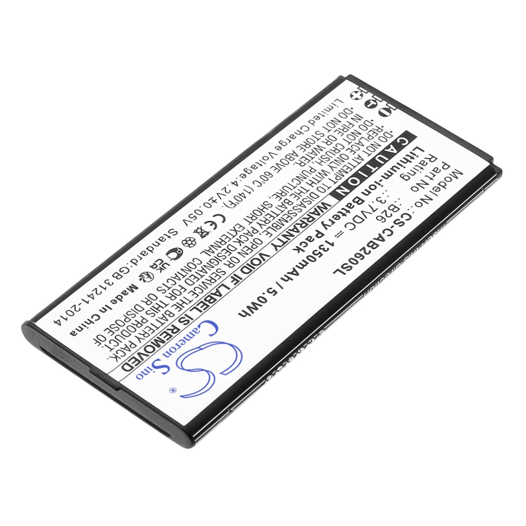 Compatible battery replacement for CAT B26