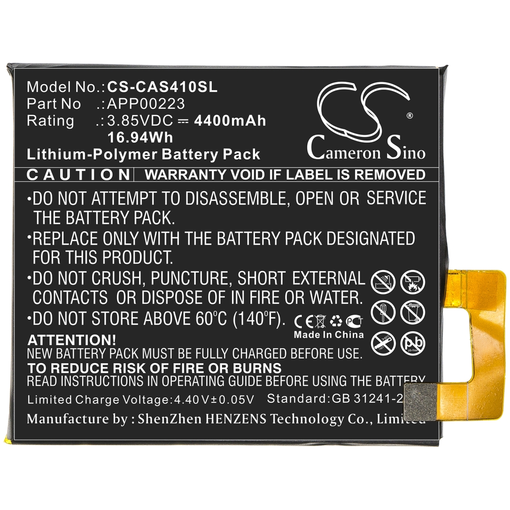 Mobile Phone Battery Caterpillar CS-CAS410SL