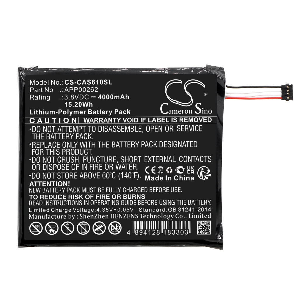 Compatible battery replacement for CAT APP00262