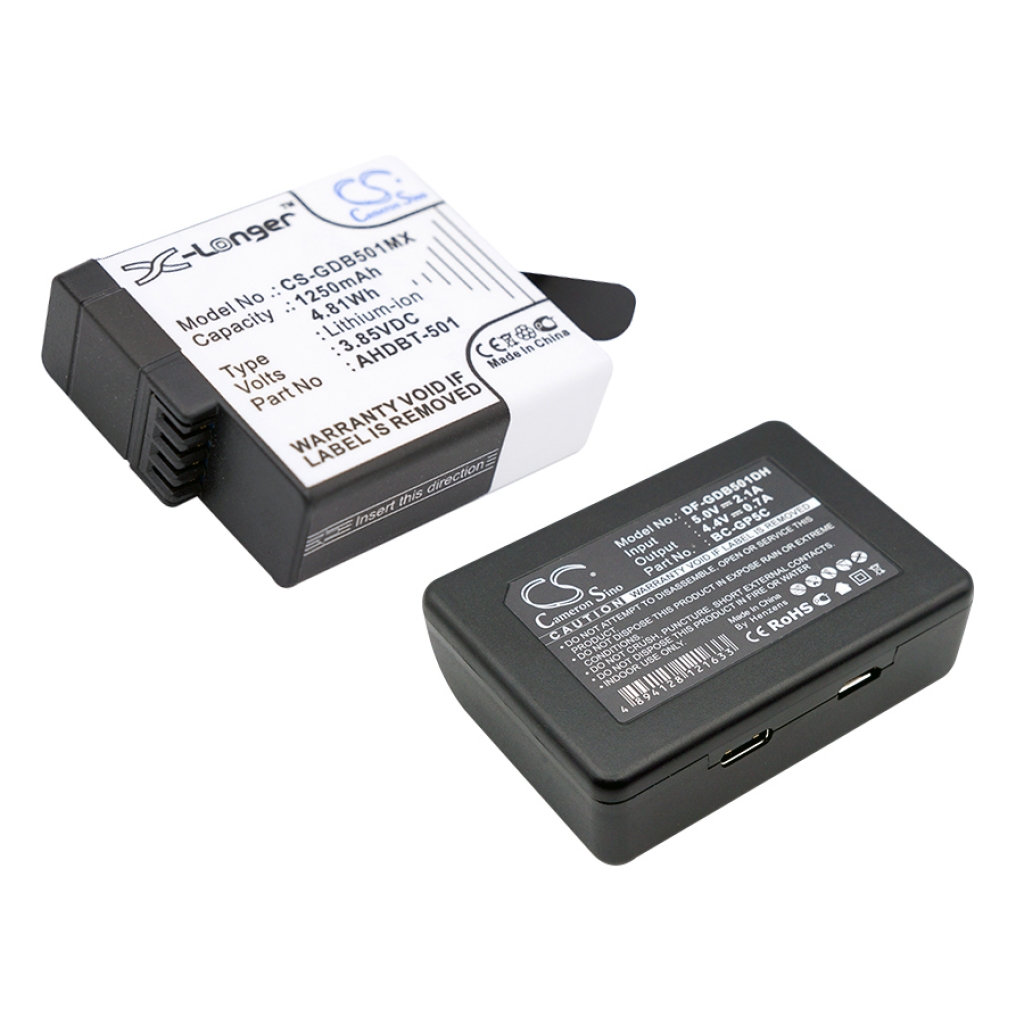 Batteries Remplace AHDBT-501