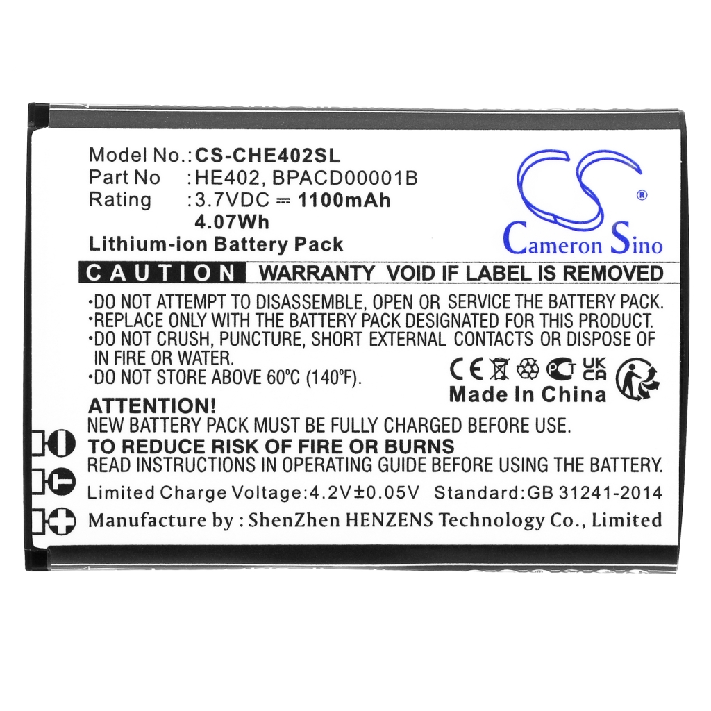 Battery Replaces BPACD00001B