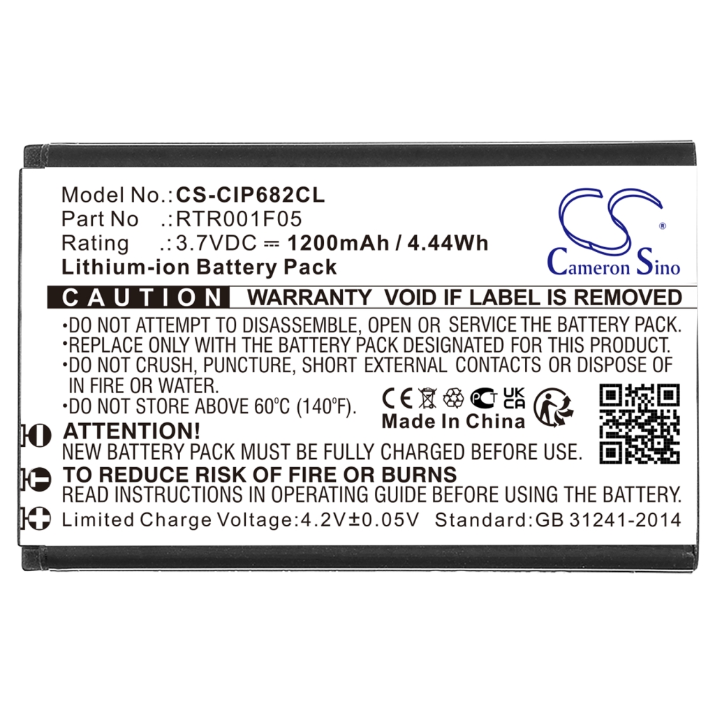 Batterie de téléphone sans fil Cisco CS-CIP682CL