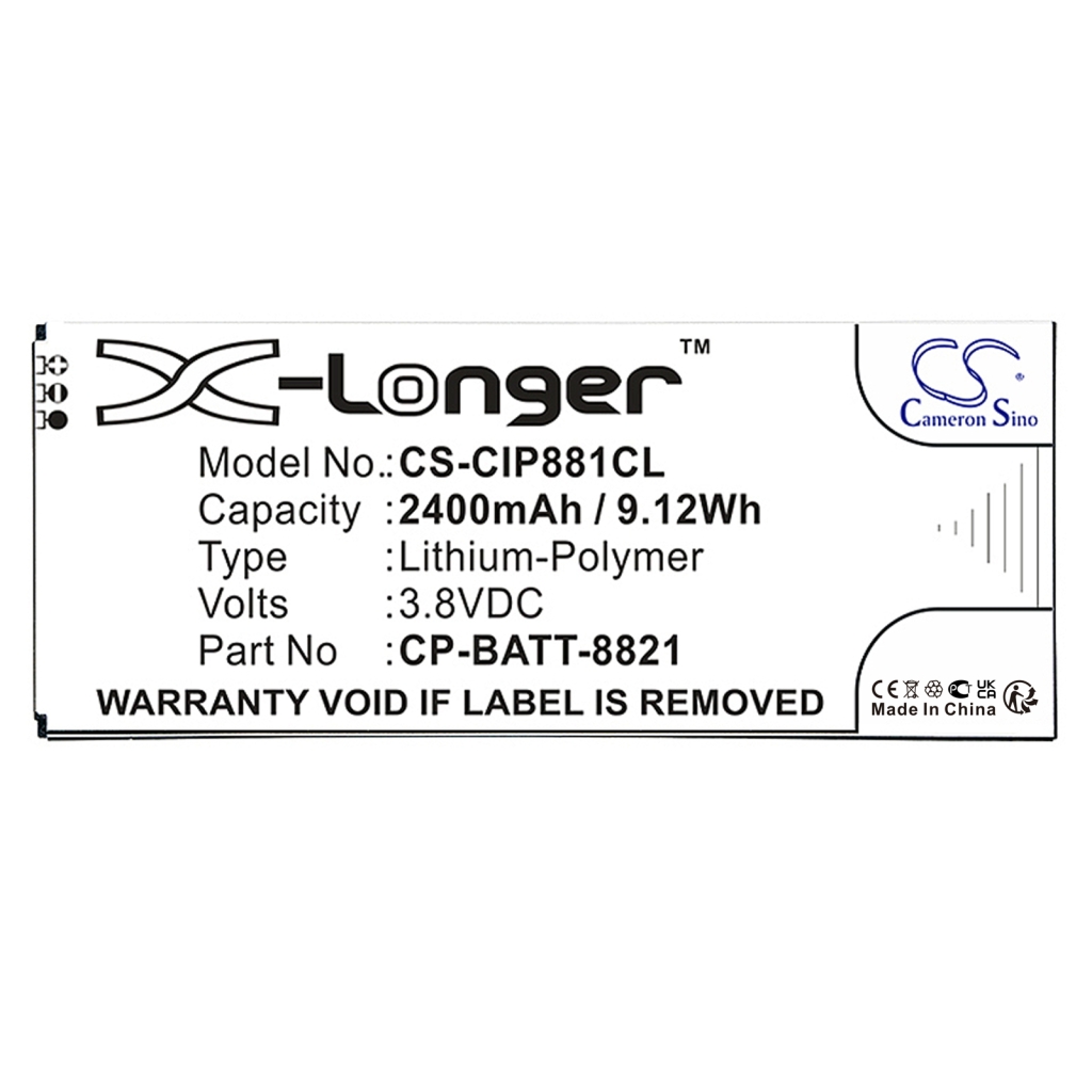 Battery Replaces CP-BATT-8821