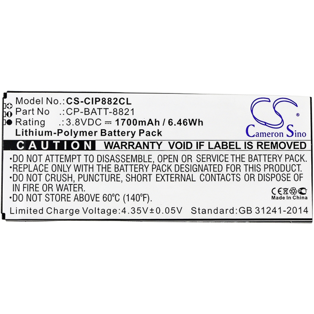 Battery Replaces CP-BATT-8821