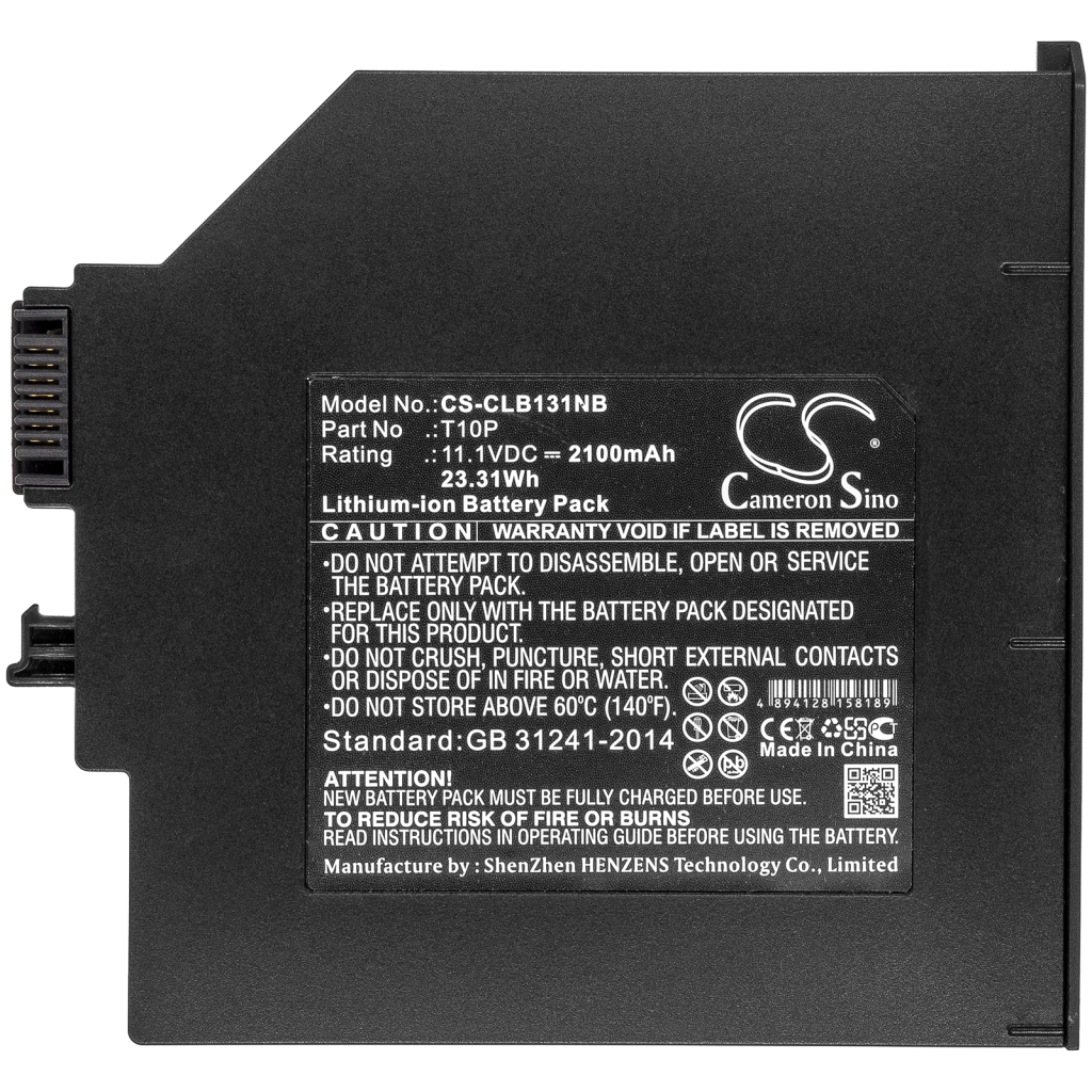 Compatible battery replacement for CLEVO T10P