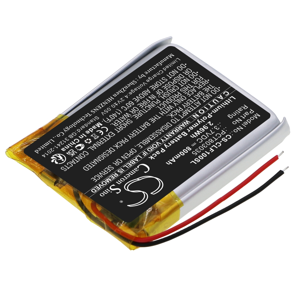 Compatible battery replacement for Cleer PCT803035