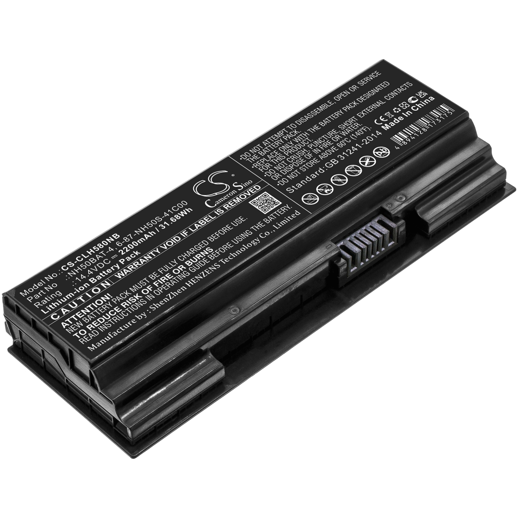 Notebook battery Sager CS-CLH580NB