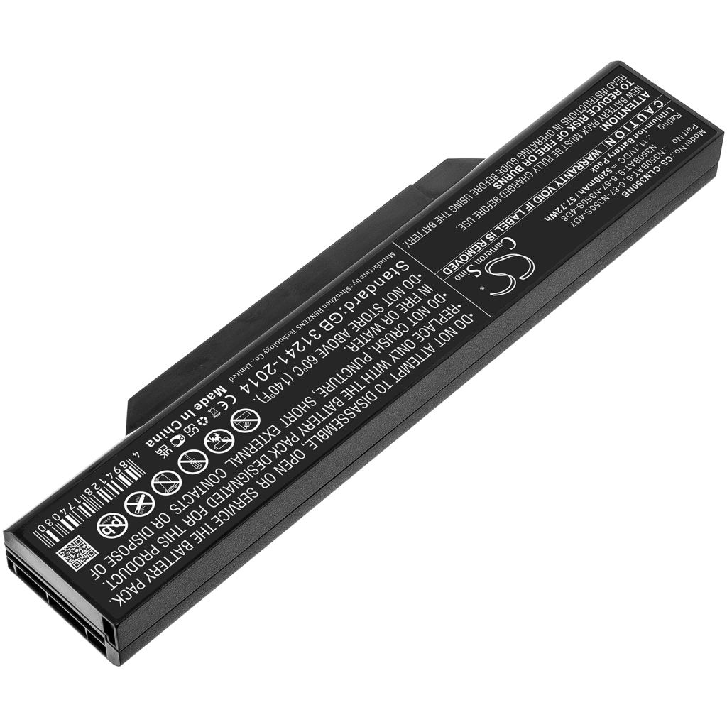 Batterie pour ordinateur portable CLEVO CS-CLN350NB