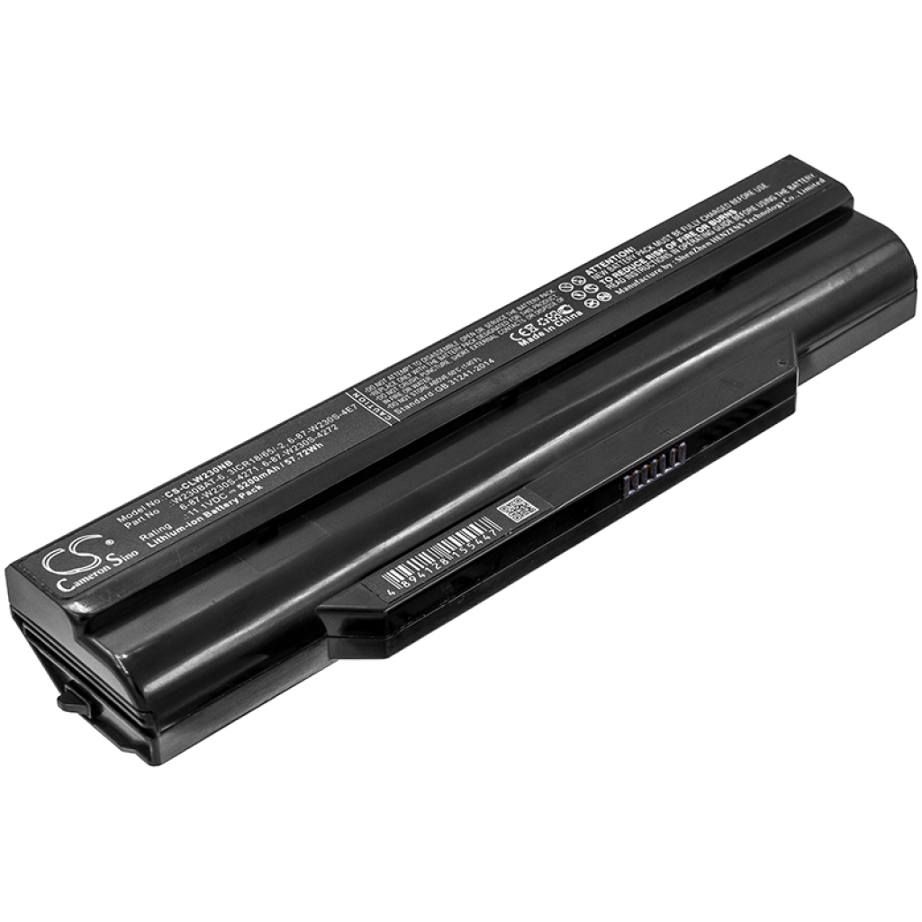 Notebook battery Sager CS-CLW230NB