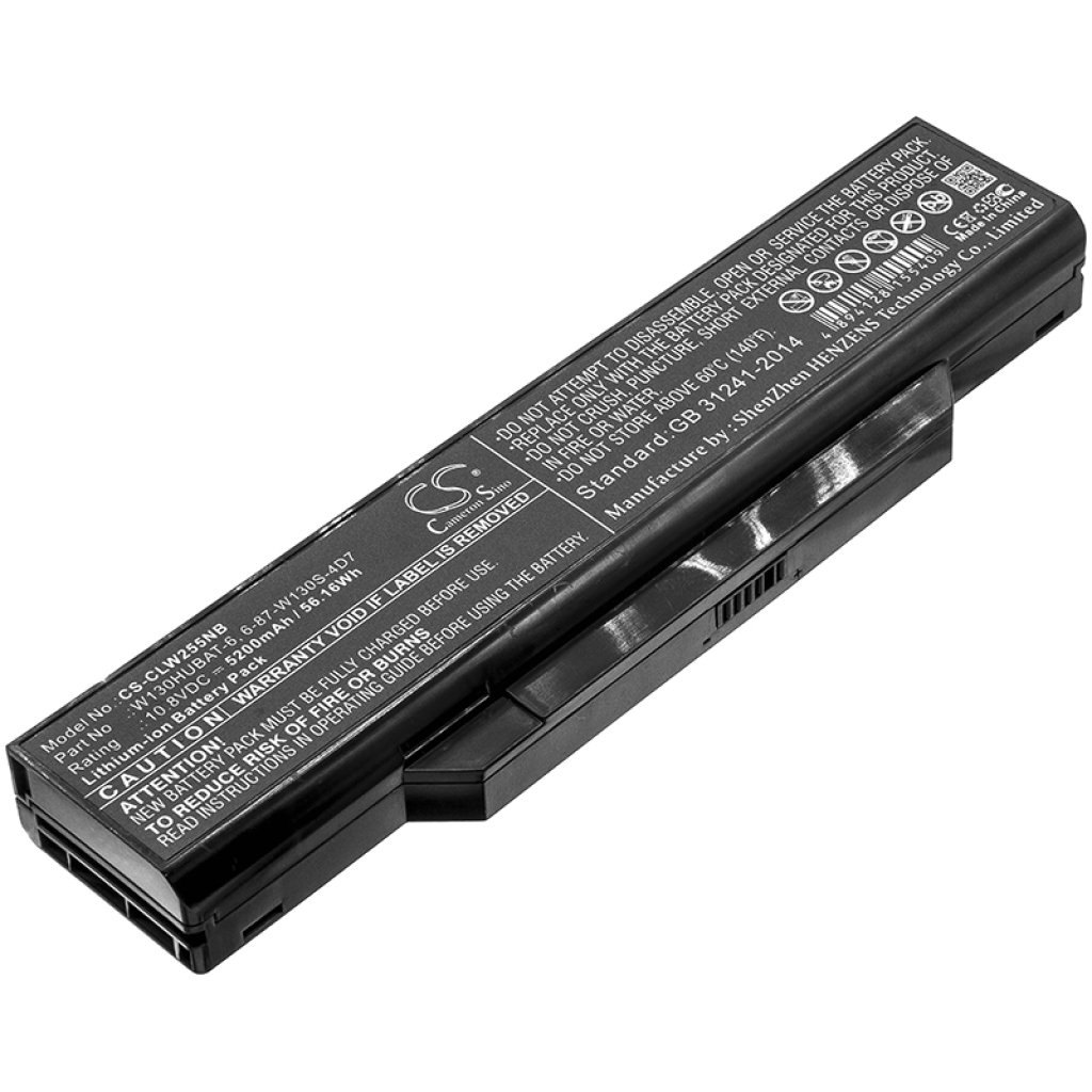 Batterie pour ordinateur portable CLEVO CS-CLW255NB