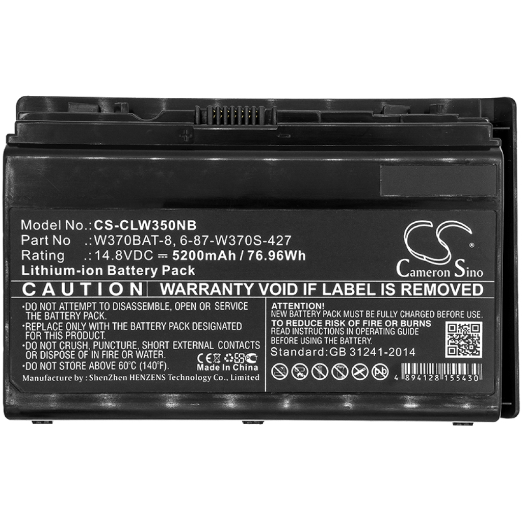 Notebook battery Sager CS-CLW350NB