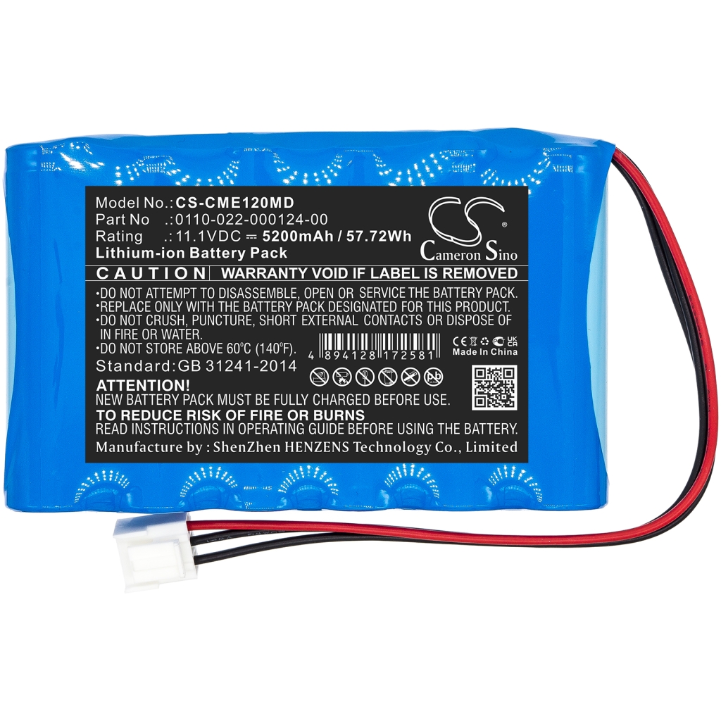 Battery Replaces 0110-022-000124-00