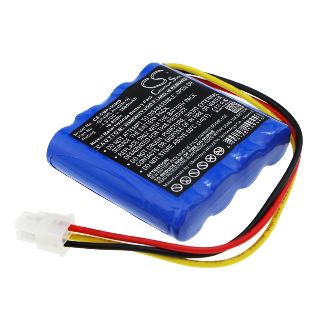 Compatible battery replacement for Cosmed GP450LAH4BMXE