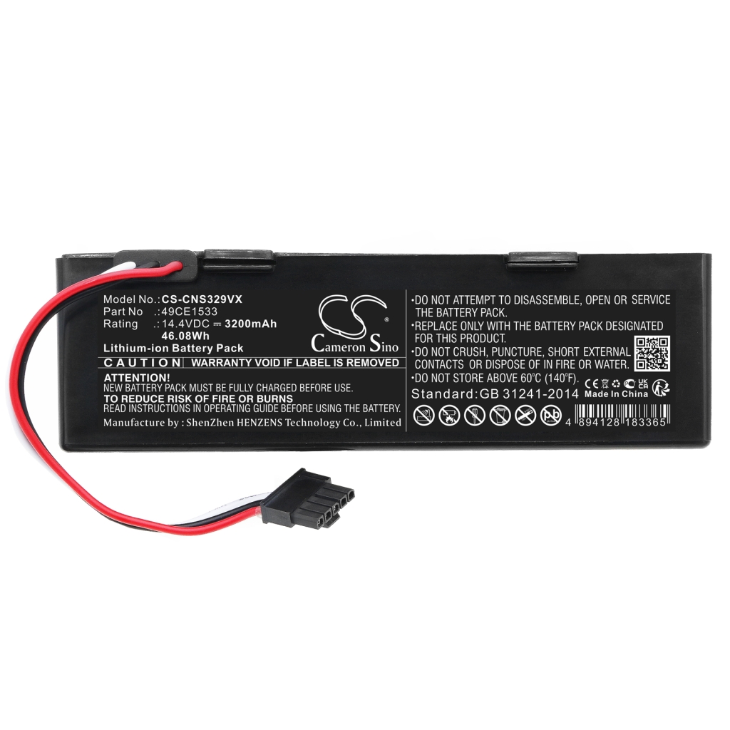 Compatible battery replacement for Cecotec 49CE1533