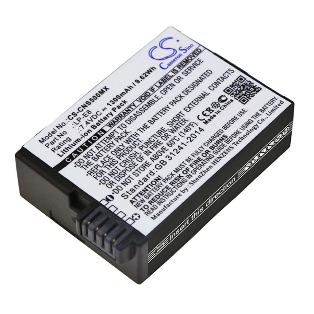 Batterie de l'appareil photo Canon CS-CNS500MX