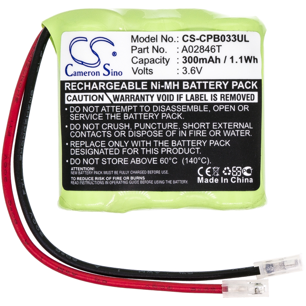 Compatible battery replacement for Universal 2/3AAA X 3