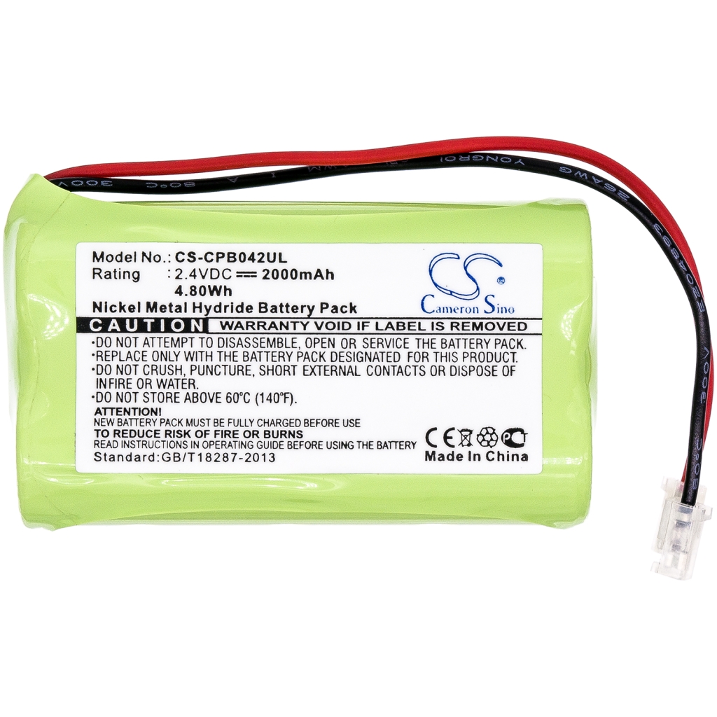 Compatible battery replacement for Universel