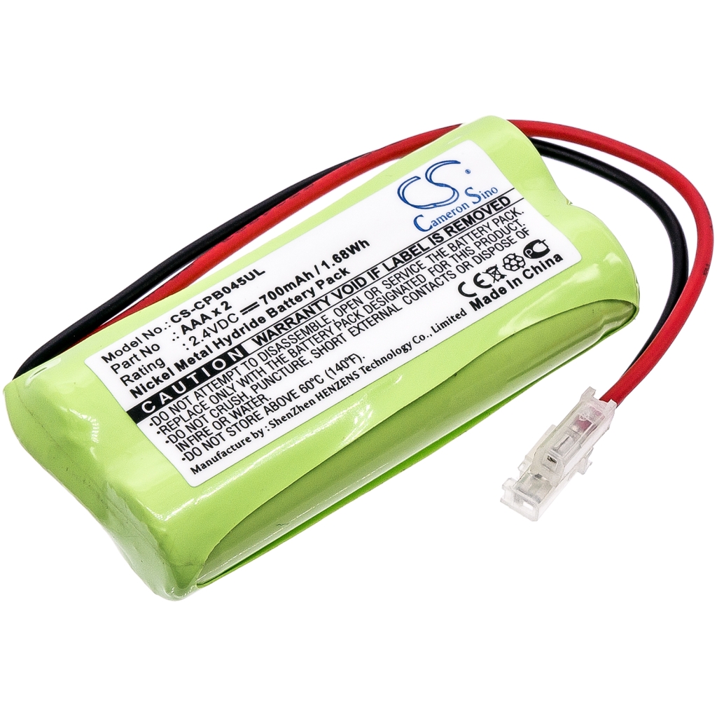 Compatible battery replacement for Universal AAA X 2