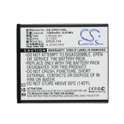 CS-CPD114SL<br />Batterie pour  remplace la batterie CPLD-114