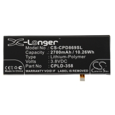 Remplacement de batterie compatible pour Coolpad CPLD-358