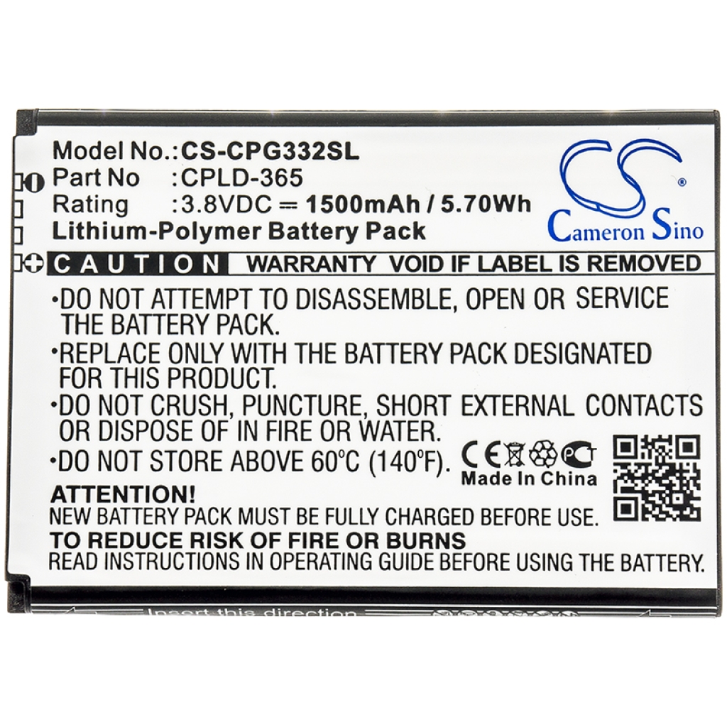 Mobile Phone Battery T-Mobile CS-CPG332SL