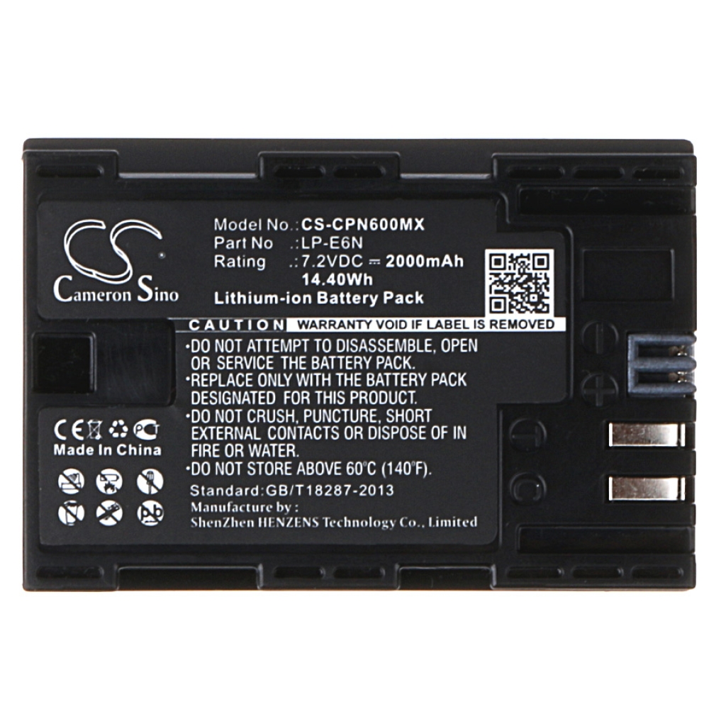 Batteries Remplace LP-E6NH