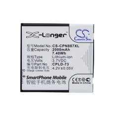 Compatible battery replacement for Coolpad CPLD-73