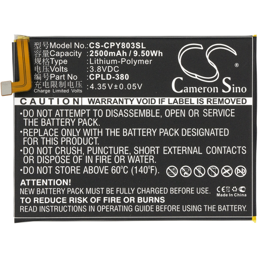 Batterie de téléphone portable Coolpad CS-CPY803SL