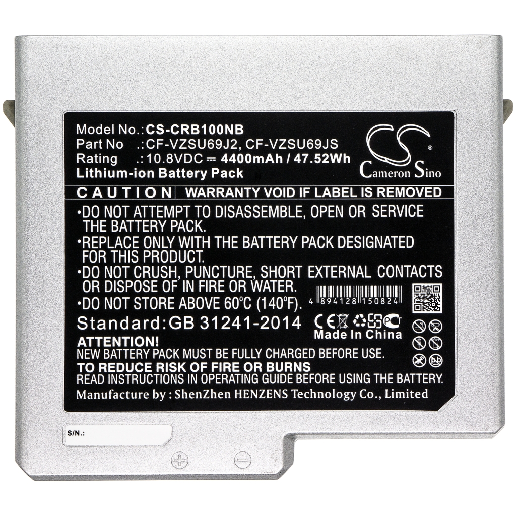 Batterie pour ordinateur portable Panasonic CS-CRB100NB