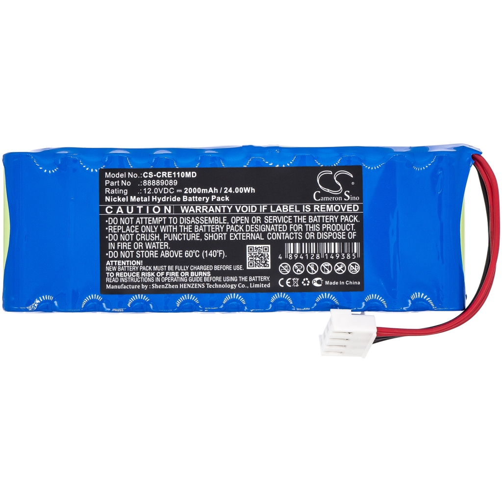 Compatible battery replacement for Carewell 88889089